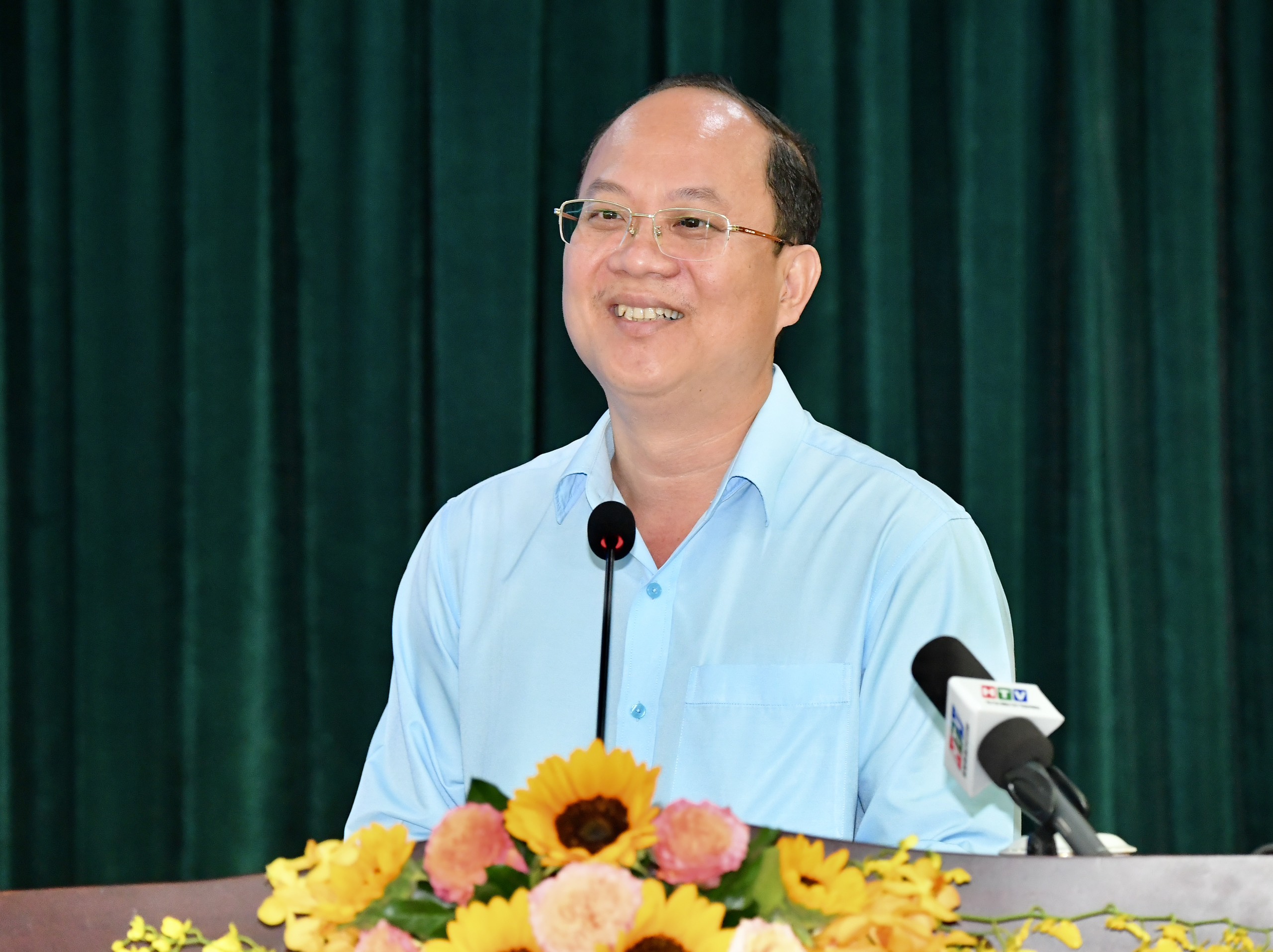 Phó Bí thư Thành ủy TP. Hồ Chí Minh Nguyễn Hồ Hải phát biểu chỉ đạo tại hội nghị (Ảnh: Việt Dũng).